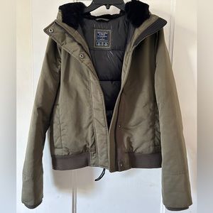 Abercrombie & Fitch Green Jacket